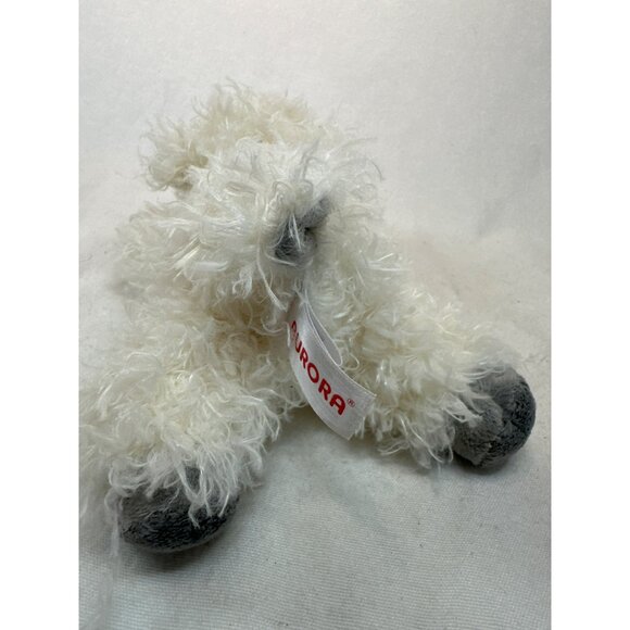 Aurora Plush Floppy Lamb Sheep Toy 8" Realistic Farm Animal Classroom - Picture 3 of 4